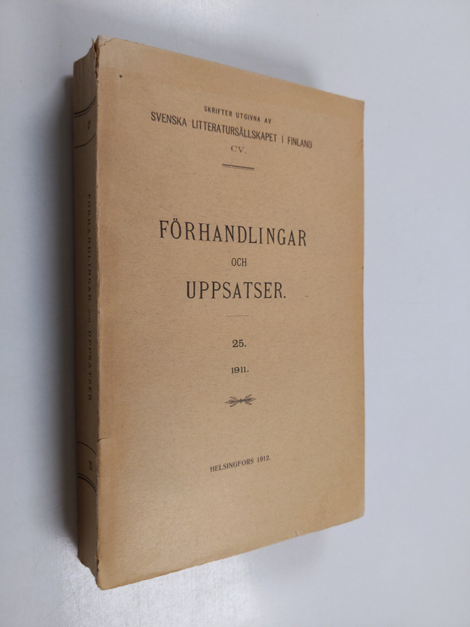 Förhandlingar och uppsatser : 25 : 1911