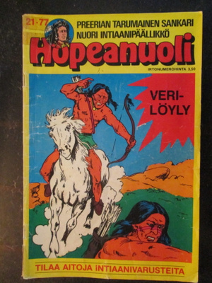 HOPEANUOLI  21  / 1977  SARJAKUVALEHTI 48 VUODEN TAKAA
