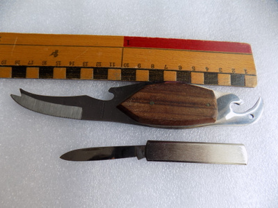 Solingen linkkuveitsi + Japan monitoimi knife