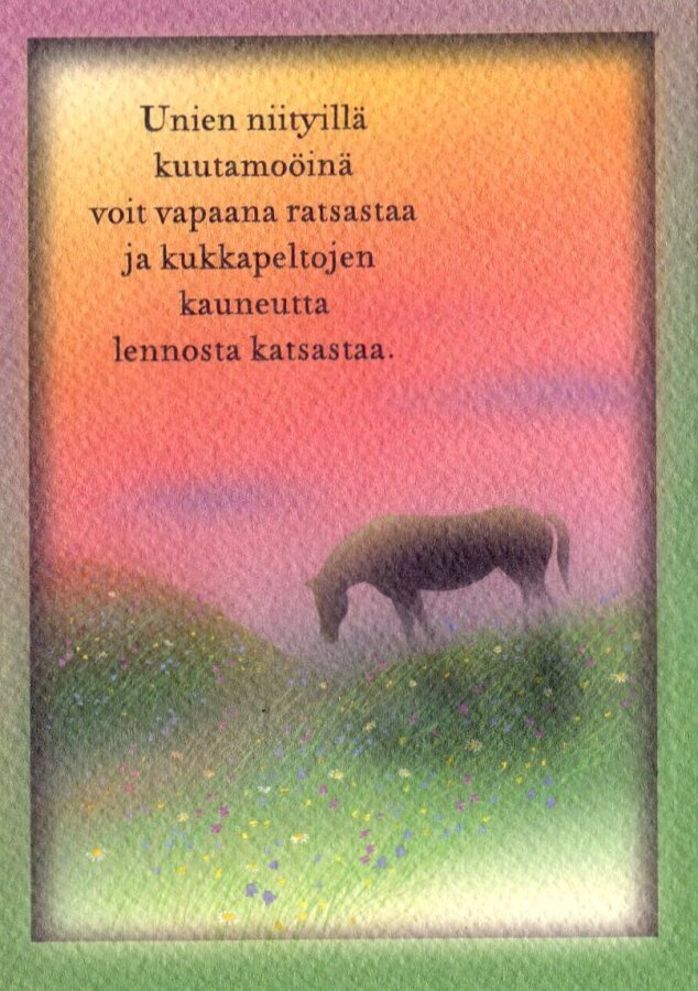 Jaana Aalto, Hevonen, käyttämätön