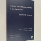 Warren S. Poland : Intimacy and Separateness in Psychoana... - pikkukuva 1