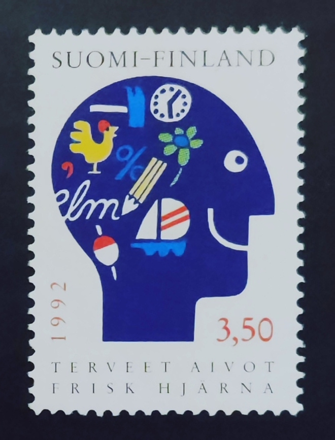 1992 Terveet aivot 3,50 mk **