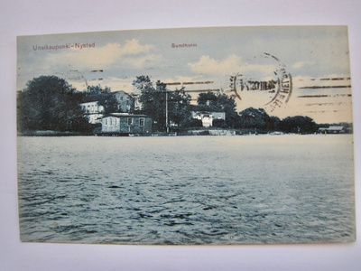 VANHA Postikortti Uusikaupunki 1909