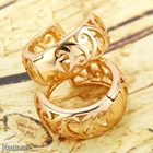 0390 .. 14k Kulta Duble Openwork Kauniit .. Korvakorut - pikkukuva 2