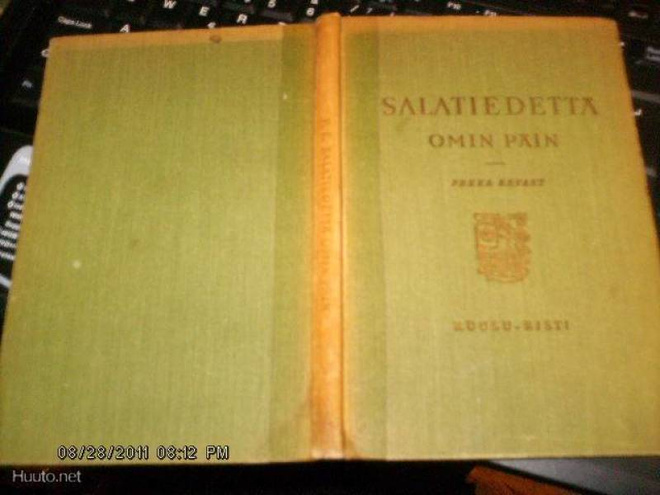 Pekka Ervast : Salatiedettä omin päin ( 2 p.1935 ) Sis.pk:t