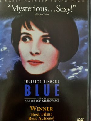 KOLME VÄRIÄ: SININEN DVD (Kieslowskin, Juliette Binoche)