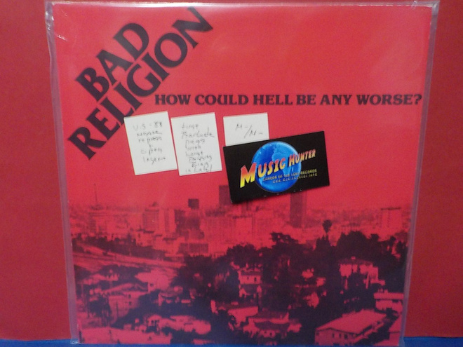 BAD RELIGION - HOW COULD HELL BBE ANY WORSE? US -88 M-/M- LP