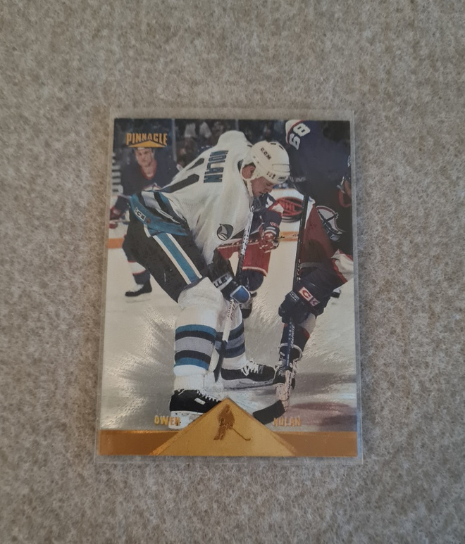 1996-97 Pinnacle Rink Collection Owen Nolan #186