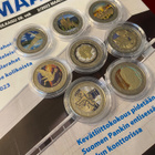 8kpl väritetyt 2€ - pikkukuva 2