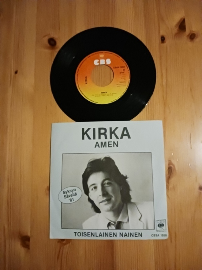 Kirka – Amen 7" orig 1981 Pop, Iskelmä