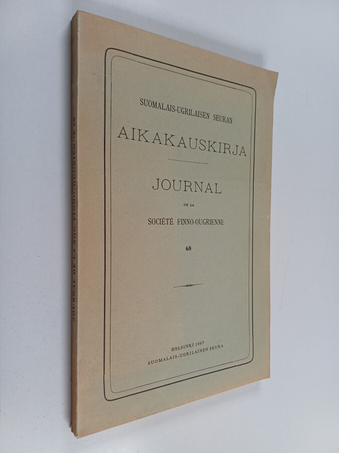 Suomalais-ugrilaisen seuran aikakausikirja 68