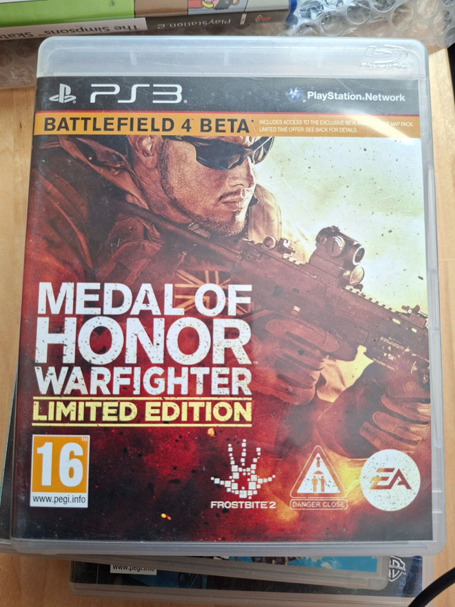 PS3 Medal of Honor Warfighter Limited Edition, ei ohjeita