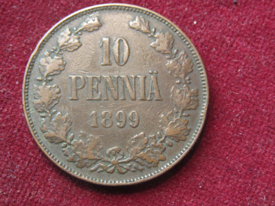 10 penniä 1899