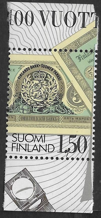 100v suomalaista setelipain. 1985 (LAPE 958) **