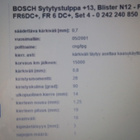 Sytytystulpat BOSCH Super Plus +13 FR6DC+ 0 242 240 593/4kpl - pikkukuva 2