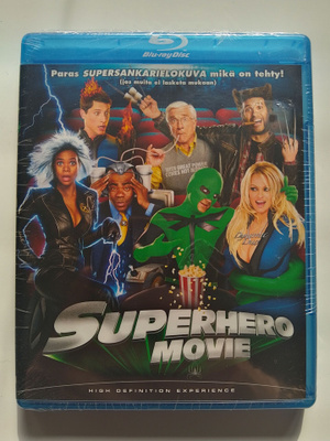 Superhero movie Blu-ray **UUSI**