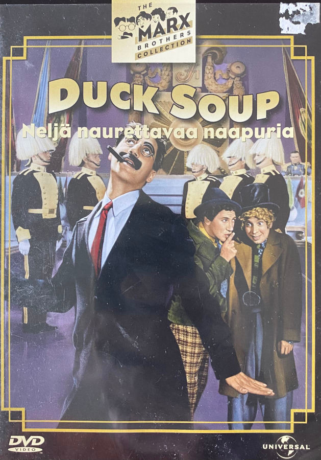 Marxin veljekset - Neljä naurettavaa naapuria/Duck  Soup DVD