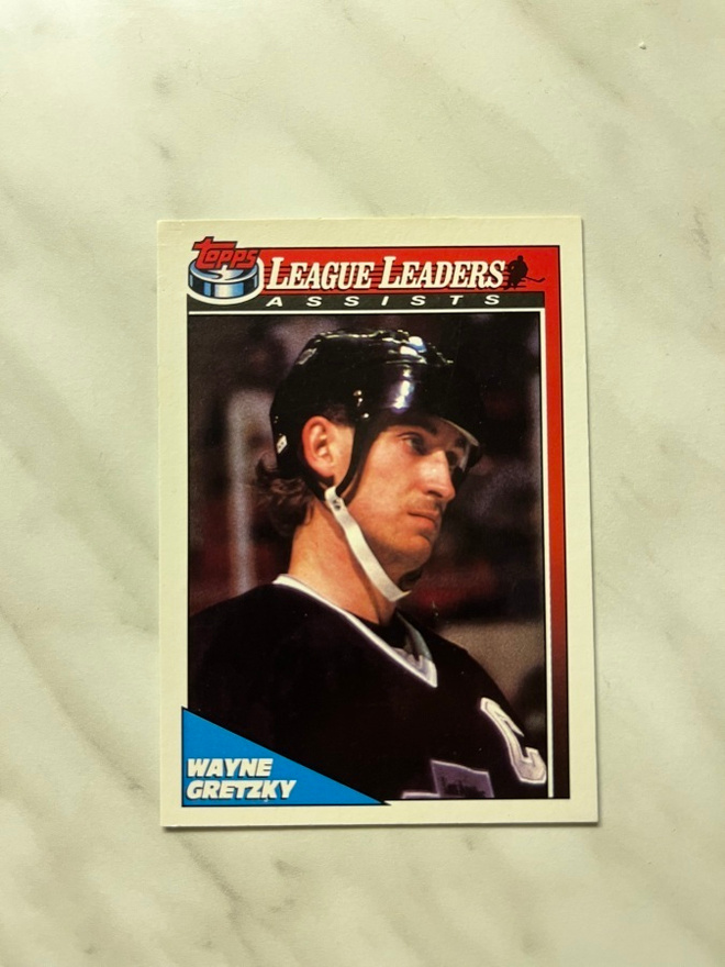 1991-92 Topps League Leaders Wayne Gretzky #224
