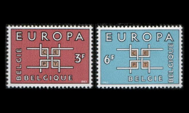 Belgia 1320-1 ** Europa (1963)