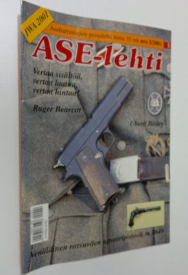 Ase-lehti n:o 2/2001 : Suomen asehistoriallinen seura ry:...