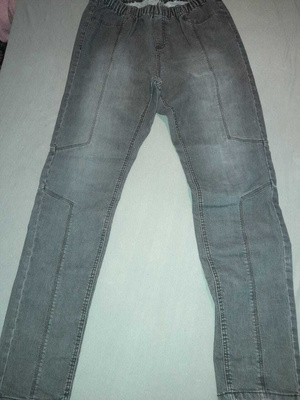 Musta harmaat legginssit koko 46