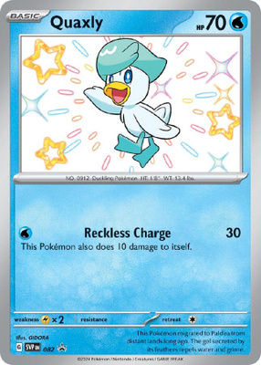 Quaxly SVP 082 - Black Star Promo - NM/M