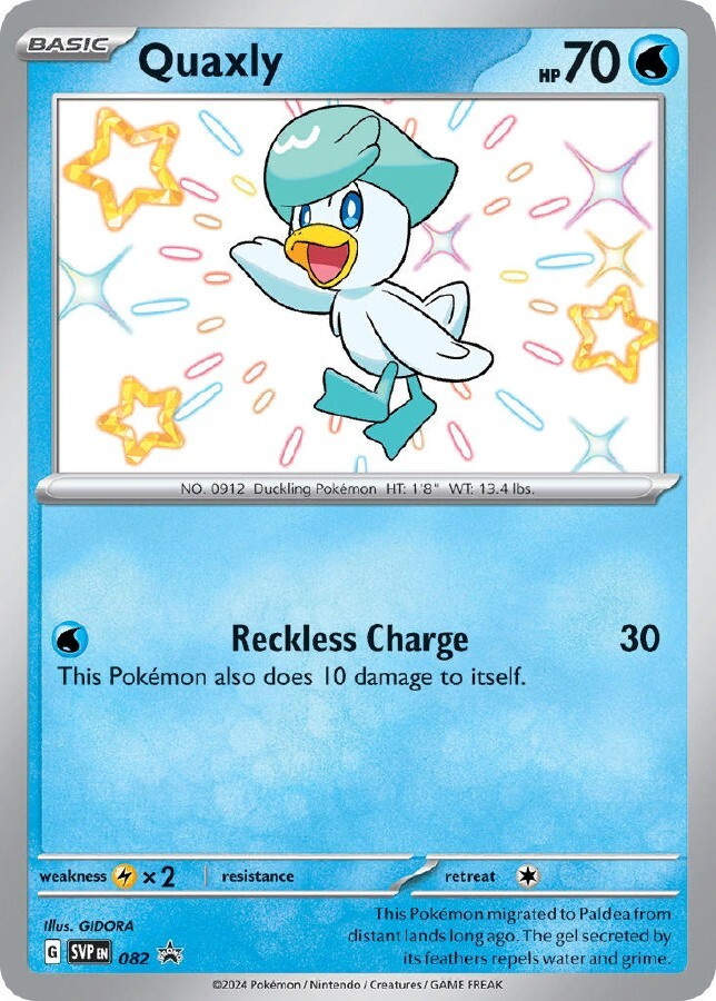 Quaxly SVP 082 - Black Star Promo - NM/M