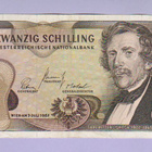 Itävalta 20 Shillings v.1967 P-142 - pikkukuva 1