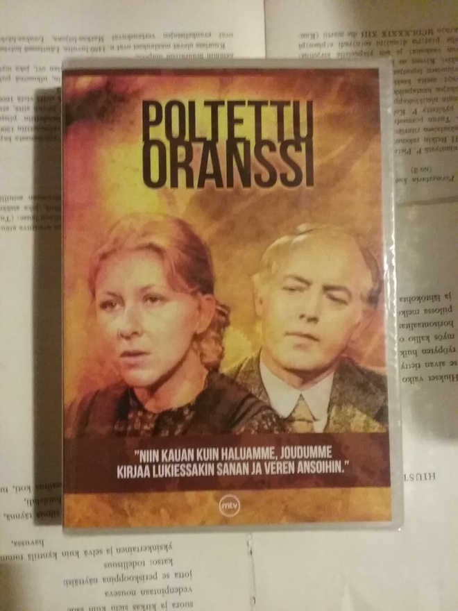 Poltettu oranssi (DVD, UUSI!)