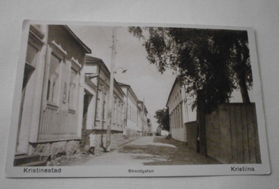 Kristiina / Kristinestad, Strandgatan, vanha mv pk, ei p.
