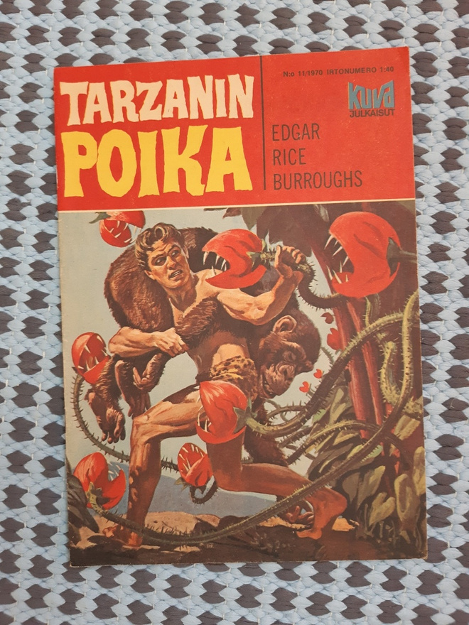 Tarzanin poika 11/1970 LÄHES PRIIMA!