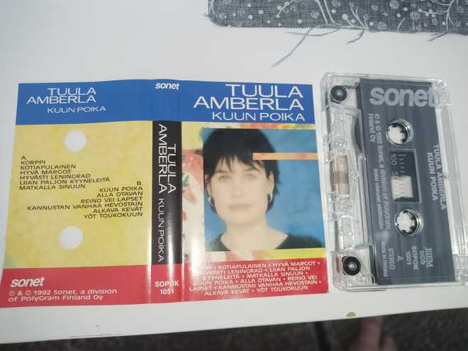 Tuula Amberla - kuun poika ( c-kasetti)