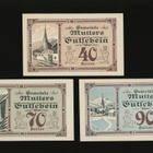 Itävalta Notgeld 40, 70, 90 Heller, Mutters 1920 - pikkukuva 1