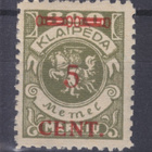 Saksa reich Memel 1923 Mi 174 - pikkukuva 1