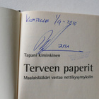 Tapani Kiminkinen: Terveen paperit, Maalais... signeerattu - pikkukuva 2