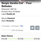 Sergio Varella-Cid - Four Ballades lp - pikkukuva 4
