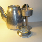 ALUMIININEN PULPUTUSPANNU ,KORK.210 MM, - pikkukuva 1