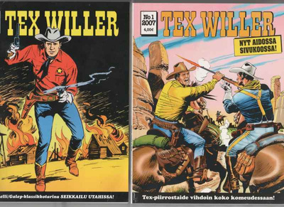 TEX WILLER , koko vuosikerta 2007 , 16 numeroa