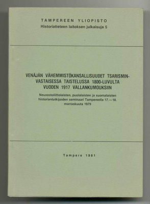 Venäjän vähemmistökansallisuudet tsarisminvastaisessa taiste