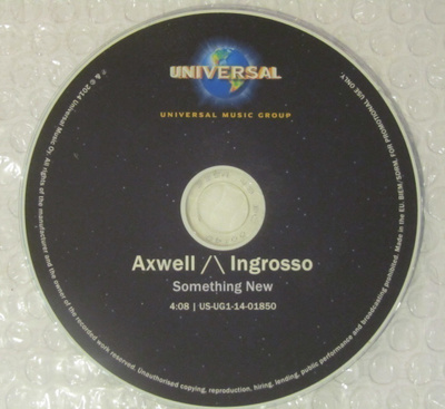 Axwell Ingrosso • Something New PROMO CDr-Single