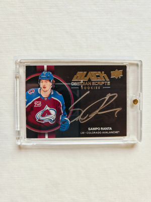 Sampo Ranta - 21-22 UD Black Obsidian Scripts Rookies