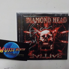 DIAMOND HEAD - EVIL LIVE UUSI CD + BRIAN TATLER NIMMARI - pikkukuva 1
