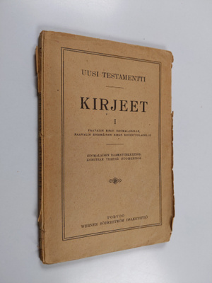 Uusi testamentti : Kirjeet 1 : Paavalin kirje roomalaisil...