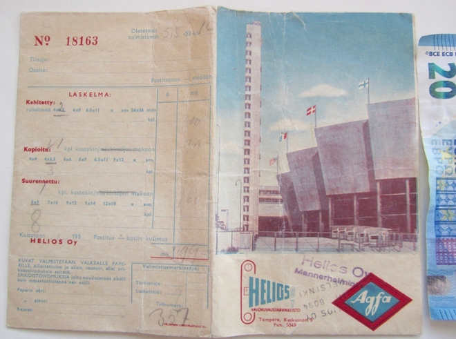 VANHA Valokuva Kuori Helios Helsinki Olympia 1952 Stadion