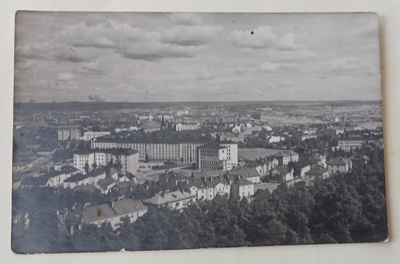 Tampere, panoraama, vanha valokuvapk, p. 1940