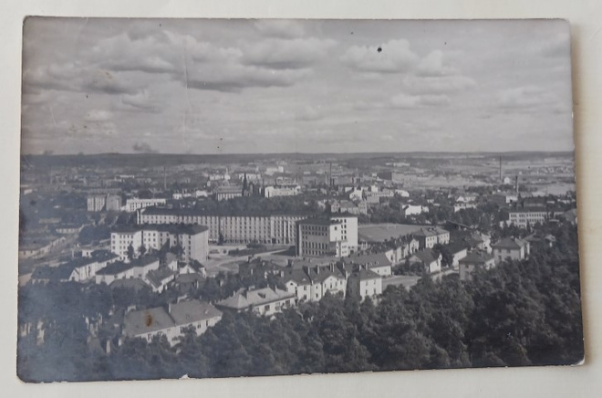 Tampere, panoraama, vanha valokuvapk, p. 1940