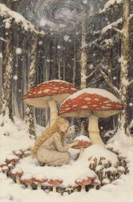 Metsäkeiju ja sieniympyrä