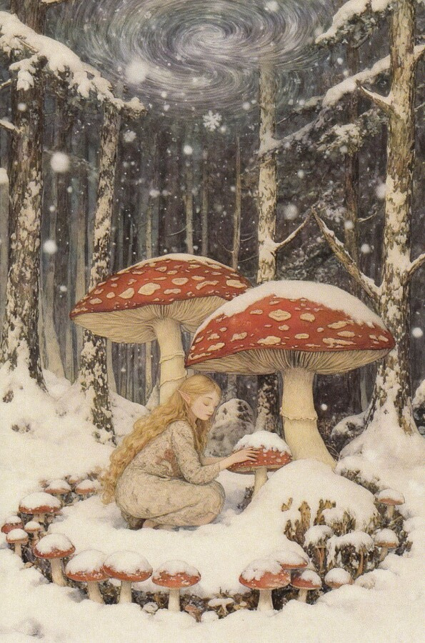 Metsäkeiju ja sieniympyrä