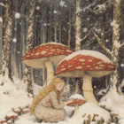 Metsäkeiju ja sieniympyrä - pikkukuva 1
