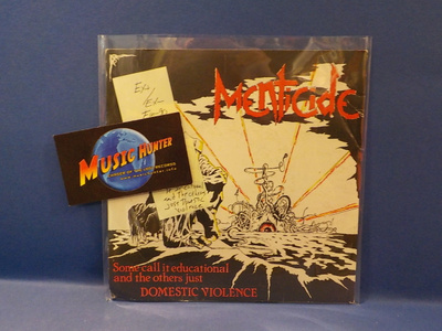 MENTICIDE - SOME CALL IT EDUCATIONAL .. EX+/EX- FIN -90 7"